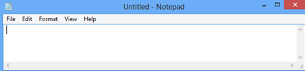Windows 7 Notepad